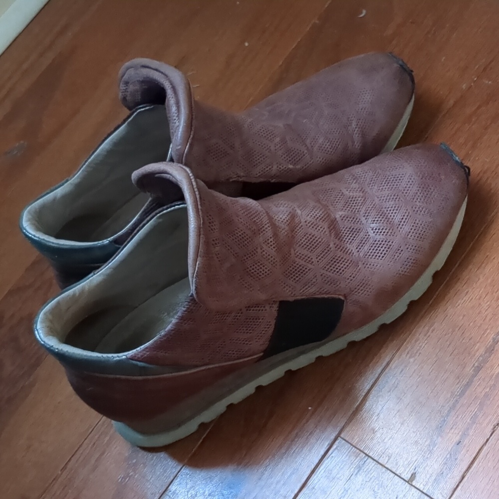 Miz Mooz Platform Sneaker Leather